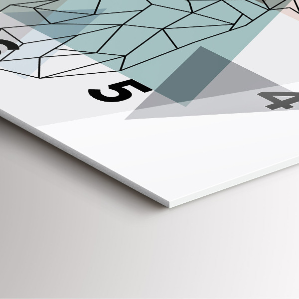 Štvorcové hodiny Sob v škandinávskom štýle