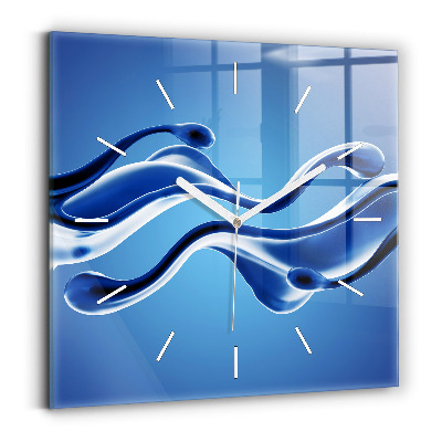 Štvorcové hodiny Abstrakcia tekutín