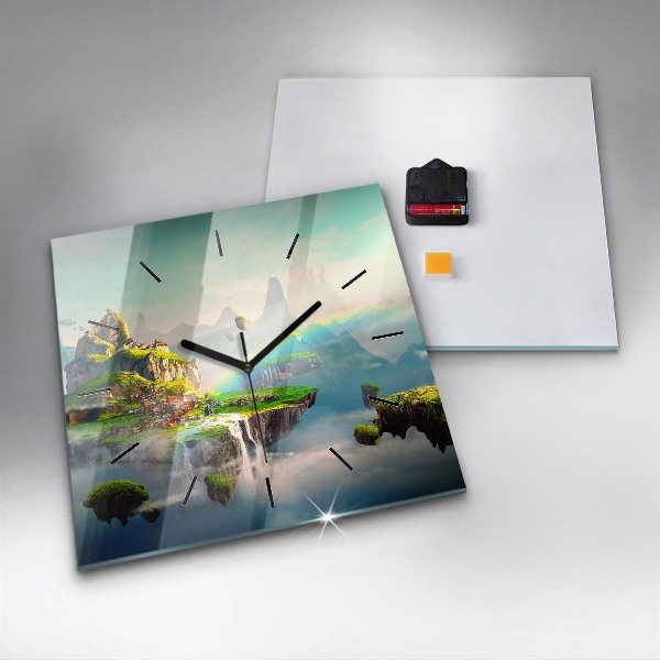 Štvorcové hodiny Čínska fantázia