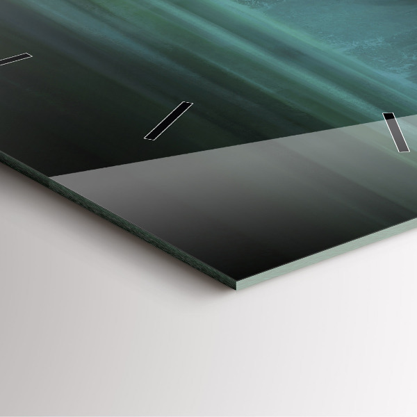 Štvorcové hodiny Muž a monštrum v močiari