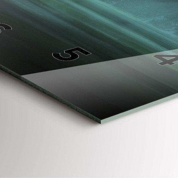 Štvorcové hodiny Muž a monštrum v močiari