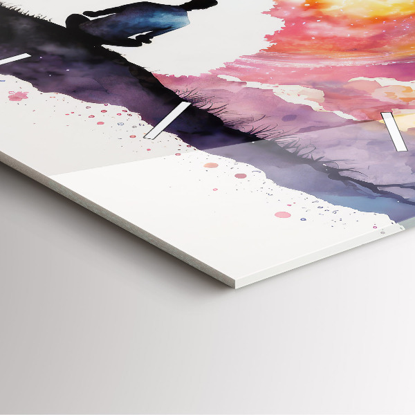 Štvorcové hodiny Meditačný životný štýl