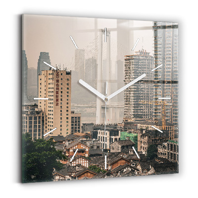 Štvorcové hodiny Staré mesto Chongqing