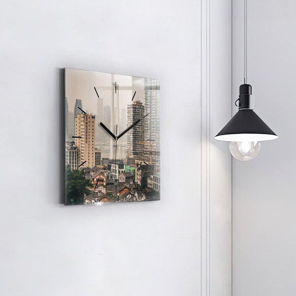 Štvorcové hodiny Staré mesto Chongqing