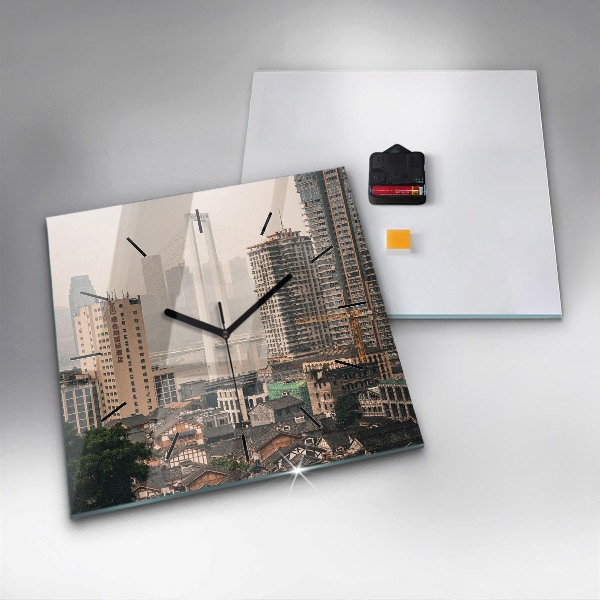 Štvorcové hodiny Staré mesto Chongqing