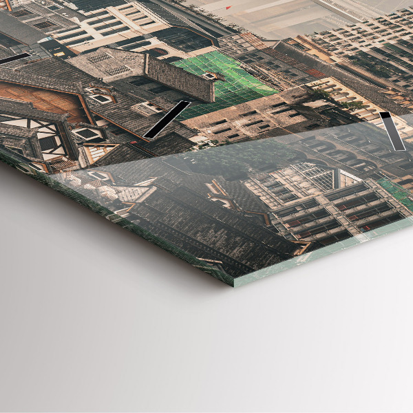 Štvorcové hodiny Staré mesto Chongqing