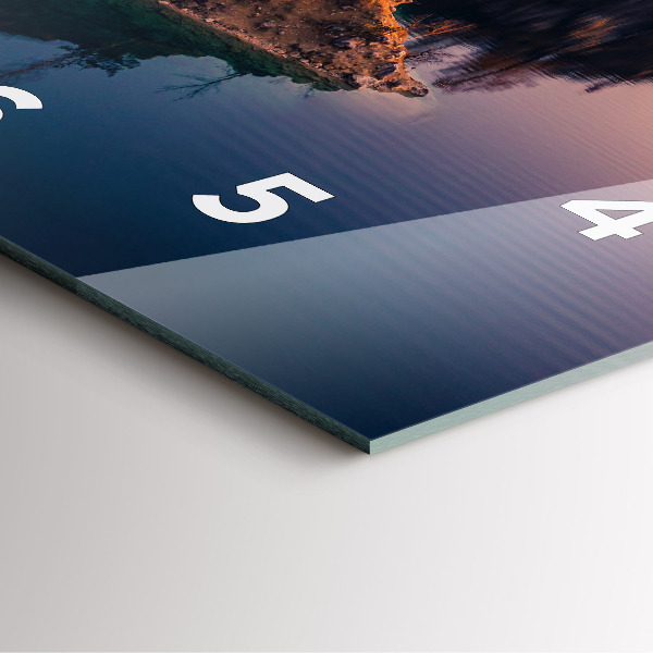 Štvorcové hodiny Krakovské jazero Zakrzówek