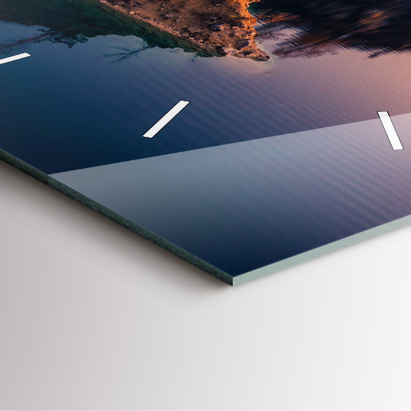 Štvorcové hodiny Krakovské jazero Zakrzówek