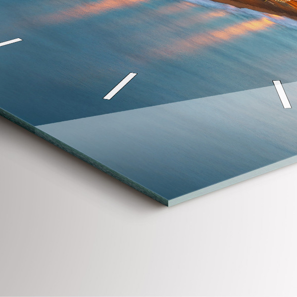 Štvorcové hodiny Pláž v Barcelone