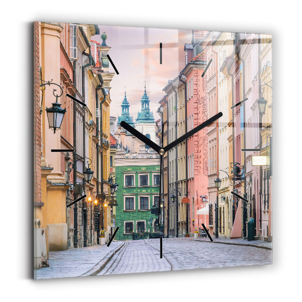 Štvorcové hodiny Staré mesto vo Varšave