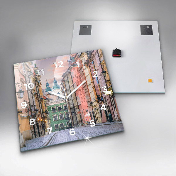 Štvorcové hodiny Staré mesto vo Varšave