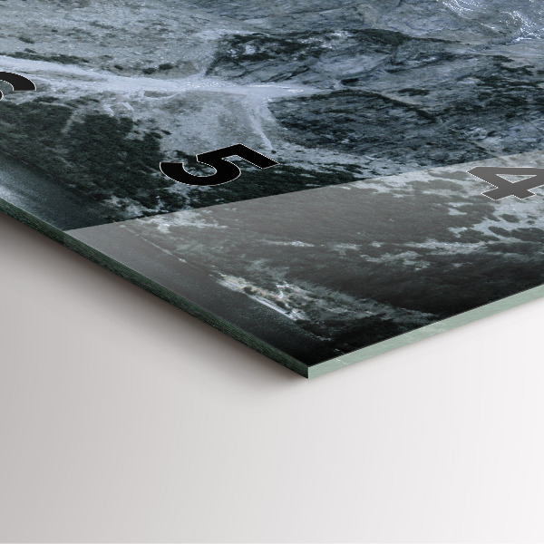 Štvorcové hodiny Morskie Oko v Tatrách