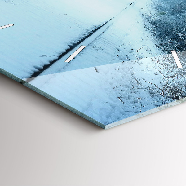 Štvorcové hodiny Jeleň na tratiach