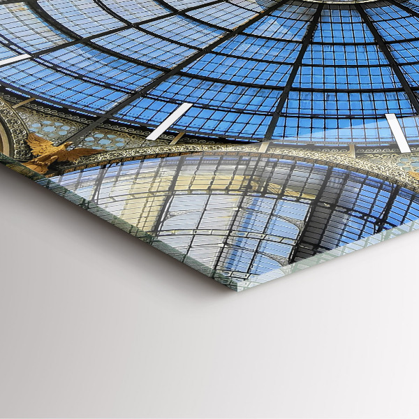 Štvorcové hodiny Nákupné centrum v Miláne