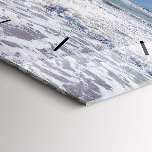 Štvorcové hodiny Potopená vodná loď