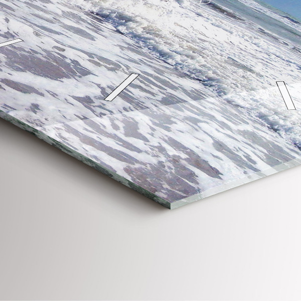 Štvorcové hodiny Potopená vodná loď