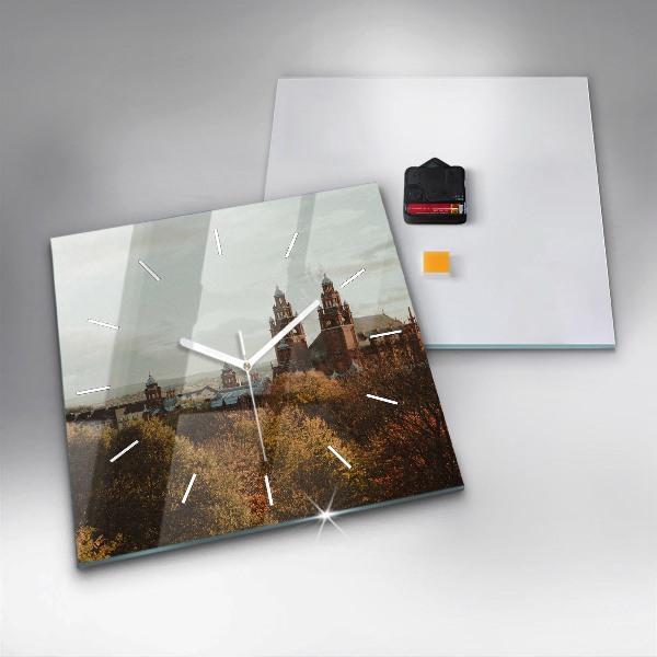 Štvorcové hodiny Galéria umenia v Glasgowe