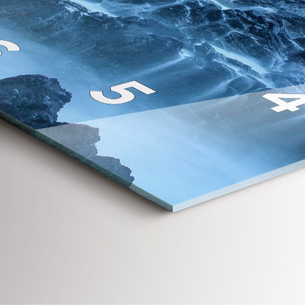 Štvorcové hodiny Maják