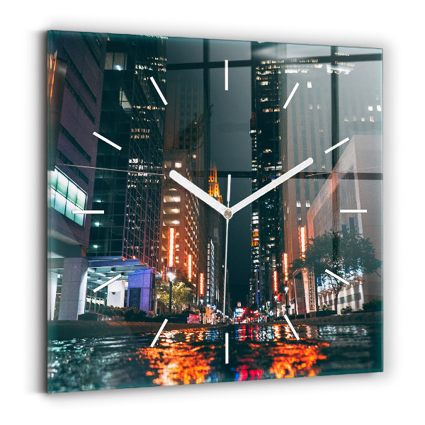 Štvorcové hodiny Hotel Hilton v Houstone