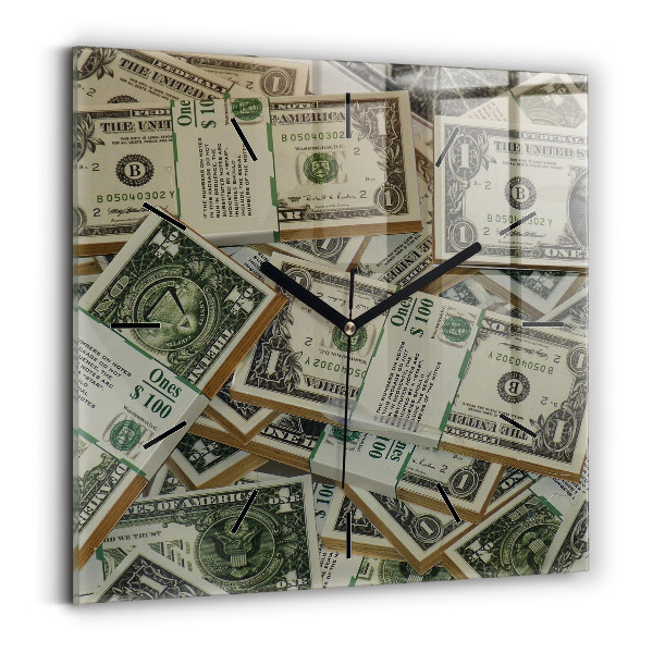 Štvorcové hodiny 1 americký dolár
