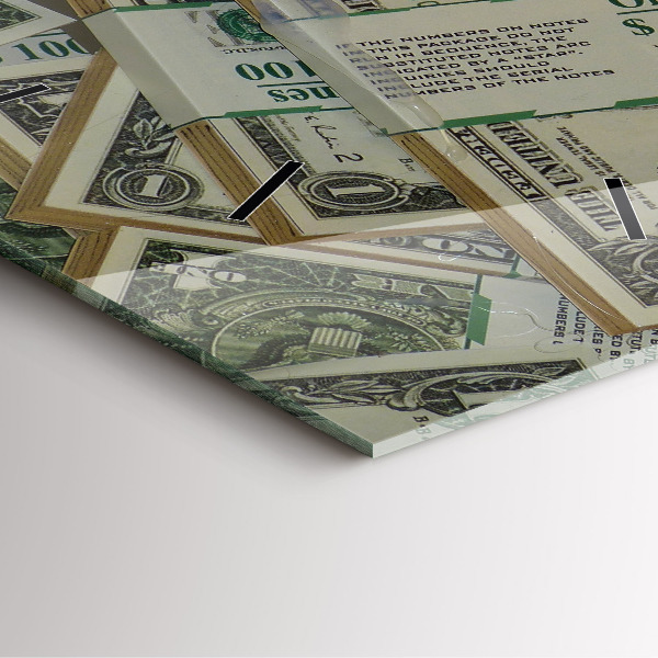 Štvorcové hodiny 1 americký dolár