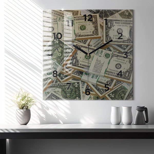 Štvorcové hodiny 1 americký dolár