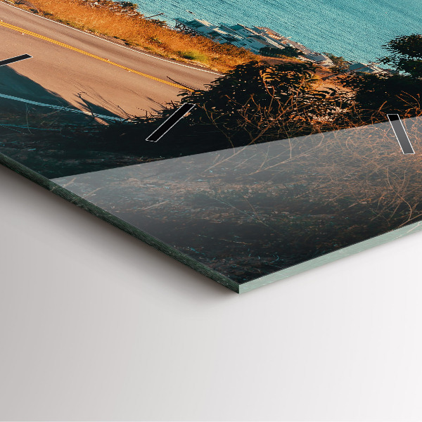 Štvorcové hodiny Palmy v Malibu