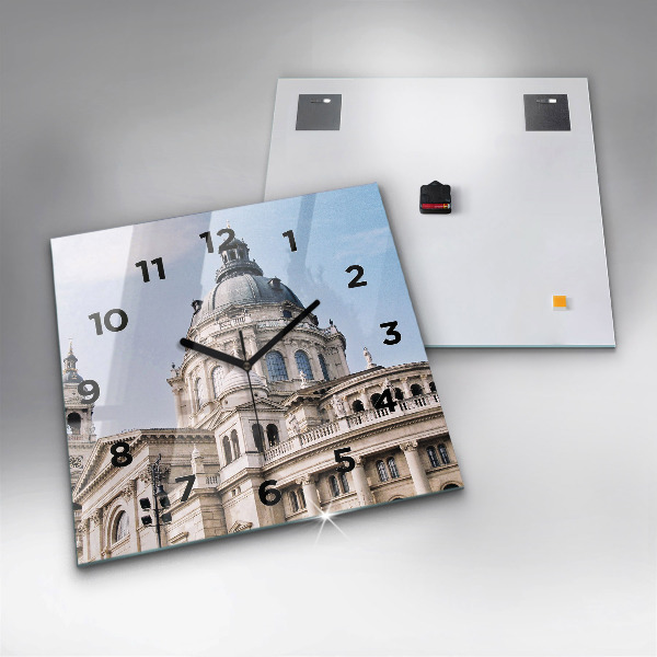 Štvorcové hodiny Bazilika sv Štefan