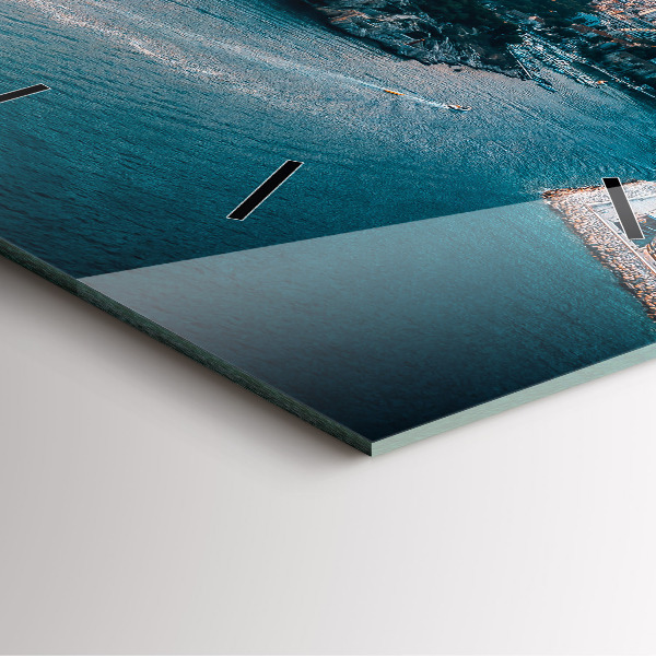 Štvorcové hodiny Ostrov v Chorvátsku