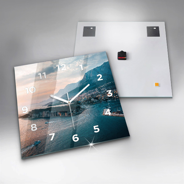 Štvorcové hodiny Ostrov v Chorvátsku