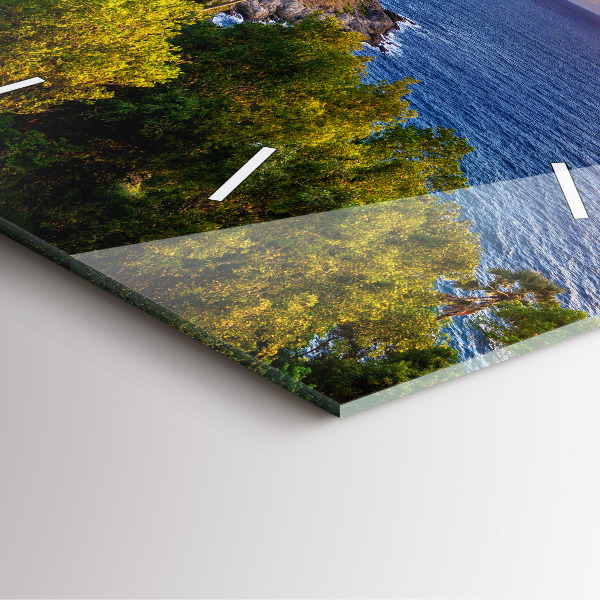 Štvorcové hodiny Phuket v Thajsku