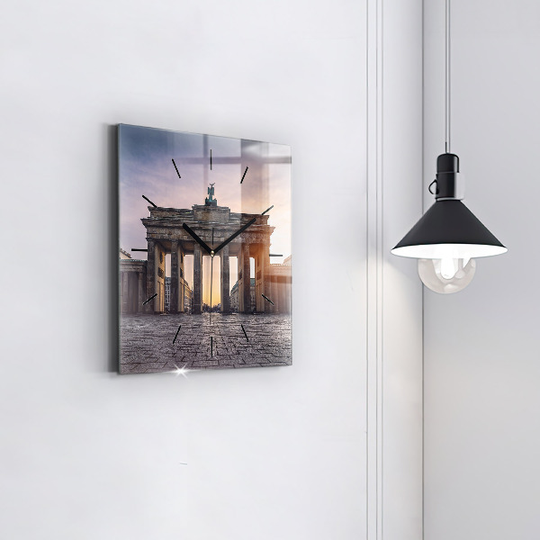 Štvorcové hodiny Brandenburská brána