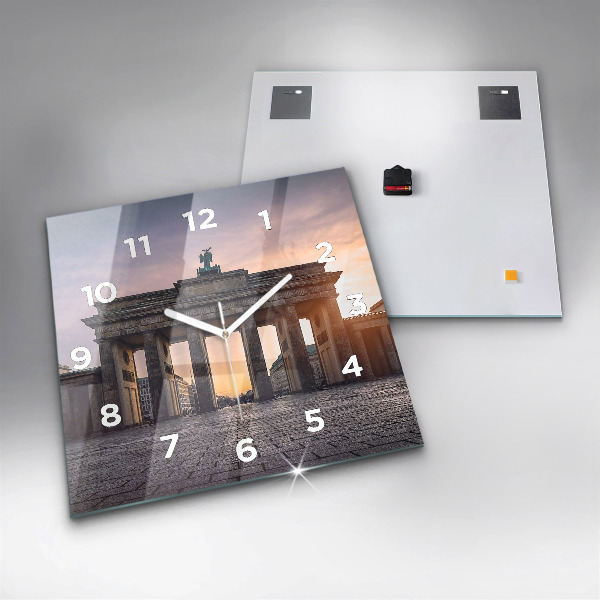 Štvorcové hodiny Brandenburská brána