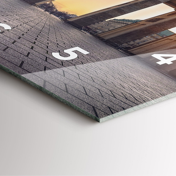 Štvorcové hodiny Brandenburská brána