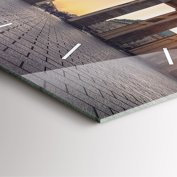 Štvorcové hodiny Brandenburská brána