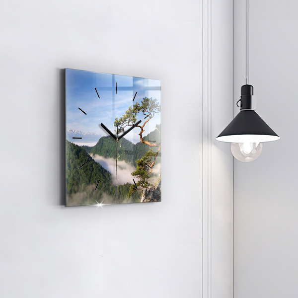 Štvorcové hodiny Sokolica Wierch v Pieninách