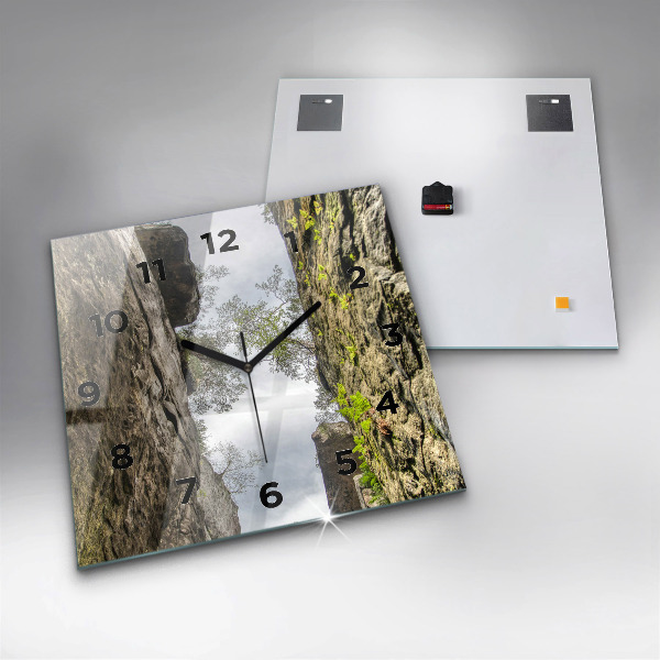 Štvorcové hodiny Skalné mesto v Českej republike