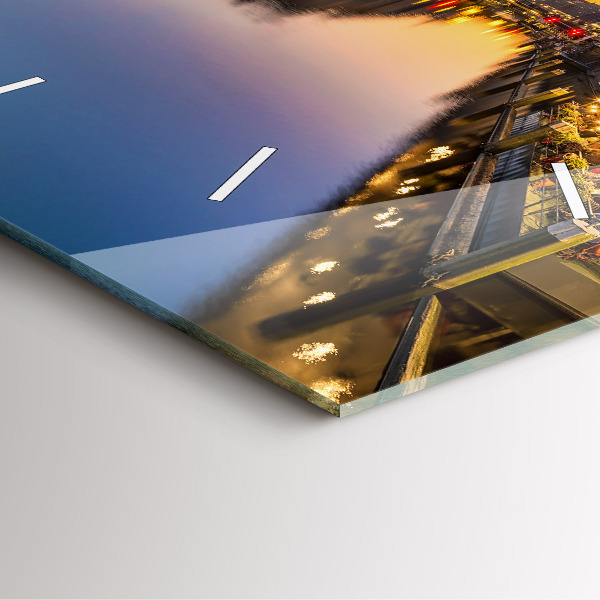 Štvorcové hodiny Hamburgská radnica