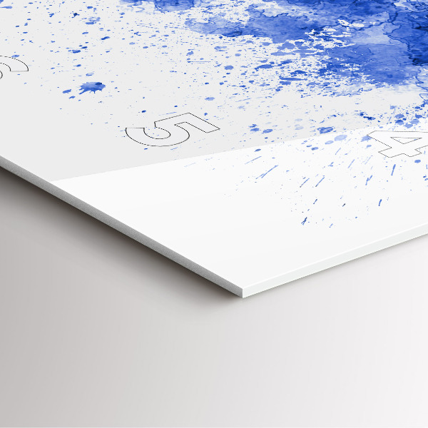 Štvorcové hodiny Akvarely San Antonio