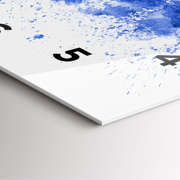 Štvorcové hodiny Akvarely San Antonio