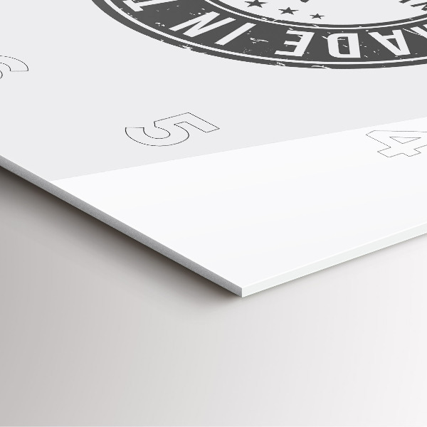 Štvorcové hodiny Texaská známka