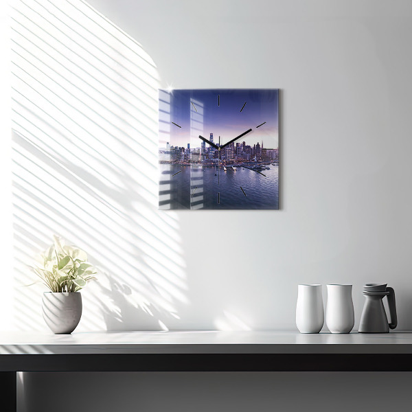 Štvorcové hodiny Pohľad na San Francisco