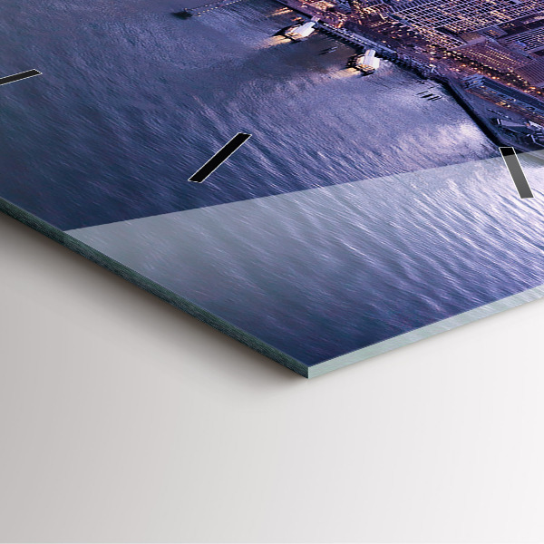 Štvorcové hodiny Pohľad na San Francisco