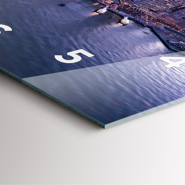 Štvorcové hodiny Pohľad na San Francisco