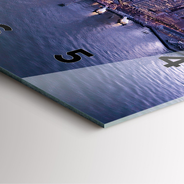 Štvorcové hodiny Pohľad na San Francisco