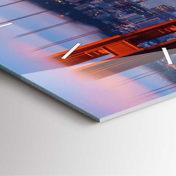 Štvorcové hodiny Most v San Franciscu