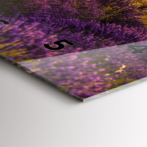 Štvorcové hodiny Levanduľová lúka Francúzsko