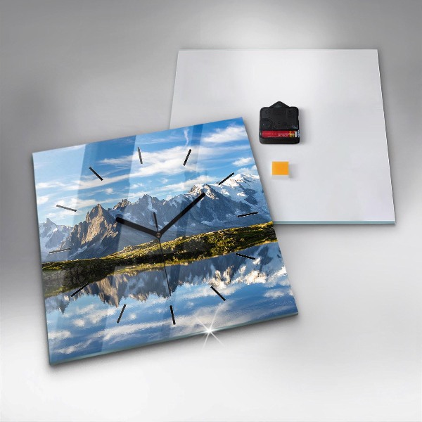 Štvorcové hodiny Údolie Chamonix, Francúzske Alpy