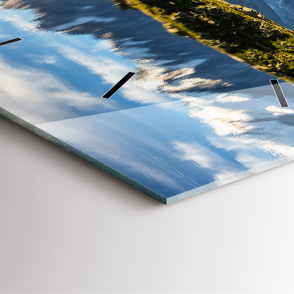 Štvorcové hodiny Údolie Chamonix, Francúzske Alpy