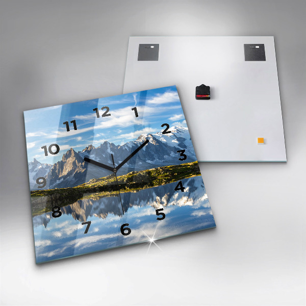 Štvorcové hodiny Údolie Chamonix, Francúzske Alpy
